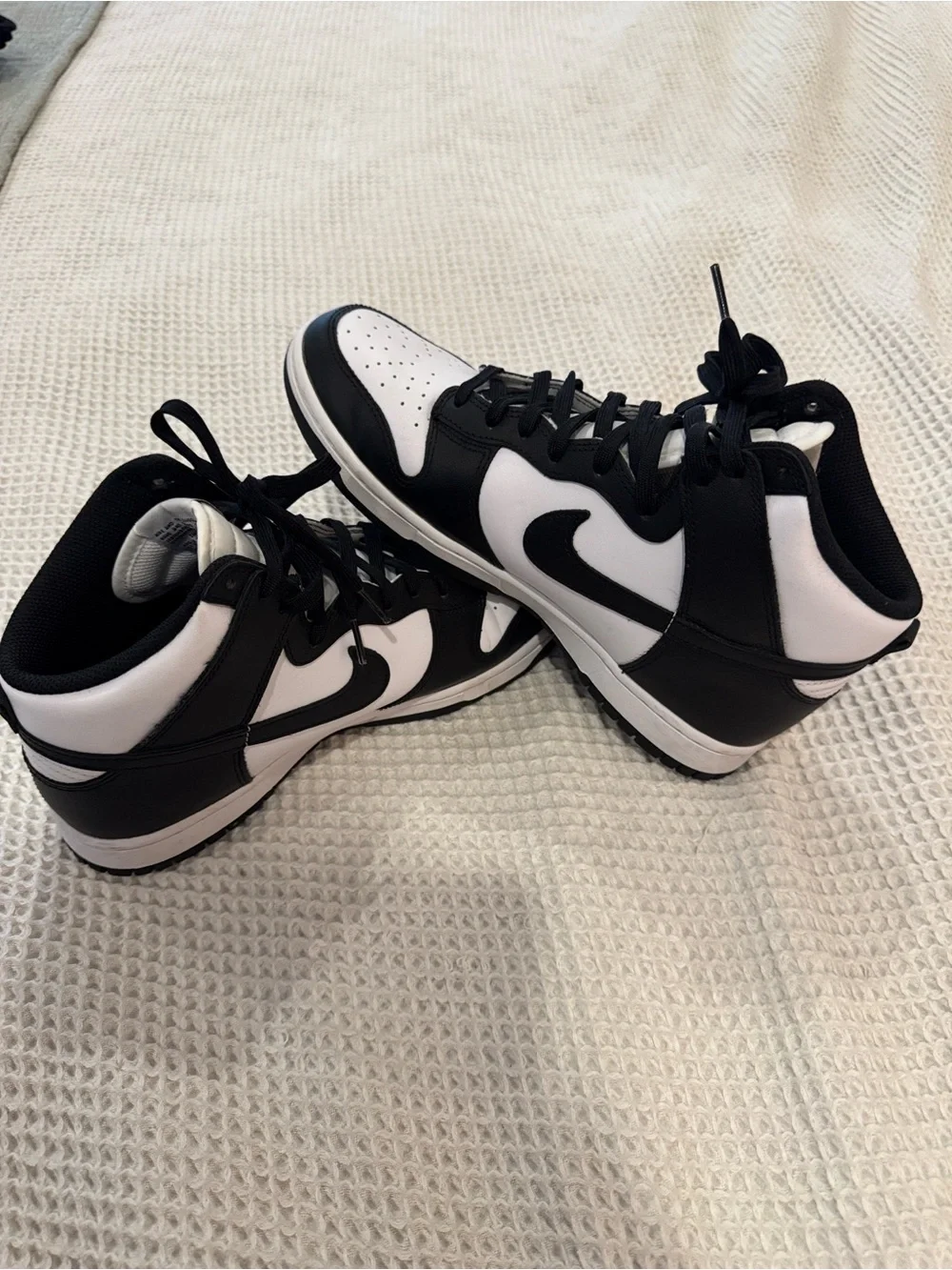 Nike Black and White Mid-Top DUNKS
